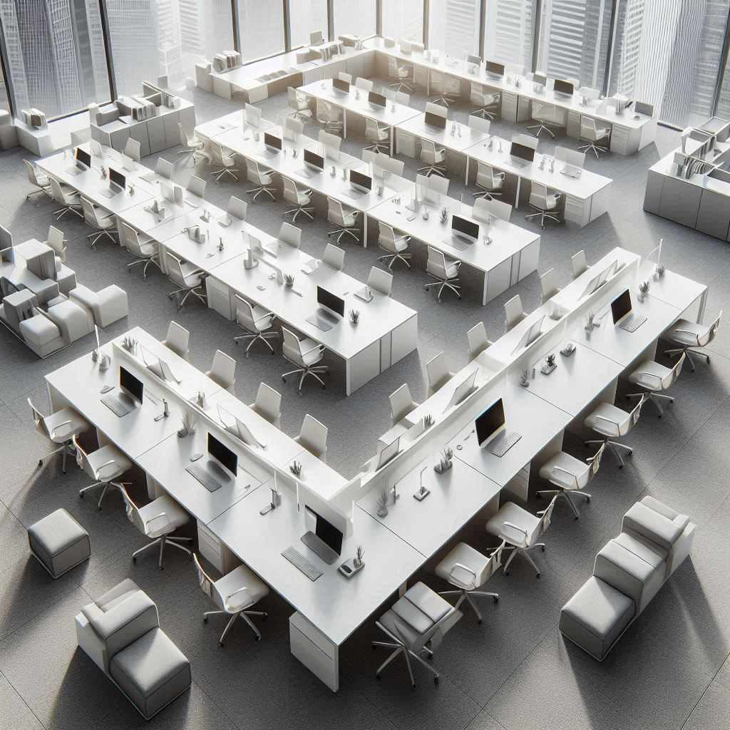 供应商连续来访期间建筑设计公司如何保持写字楼办公办公家具布局的信息一致